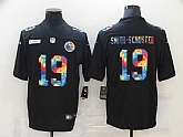 Nike Pittsburgh Steelers #19 JuJu Smith-Schuster Multi-Color Black Crucial Catch Vapor Untouchable Limited Jersey,baseball caps,new era cap wholesale,wholesale hats